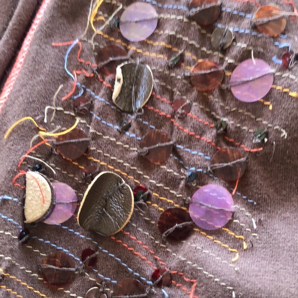 A Common Thread Sequined Wrap Around Top - Picture 2 of 10